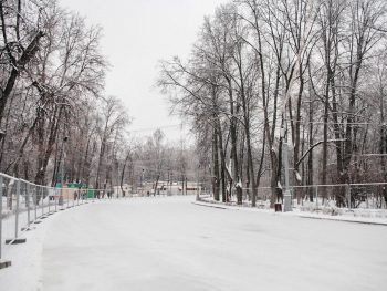 Открыт каток в парке: бесплатно, но по билетам